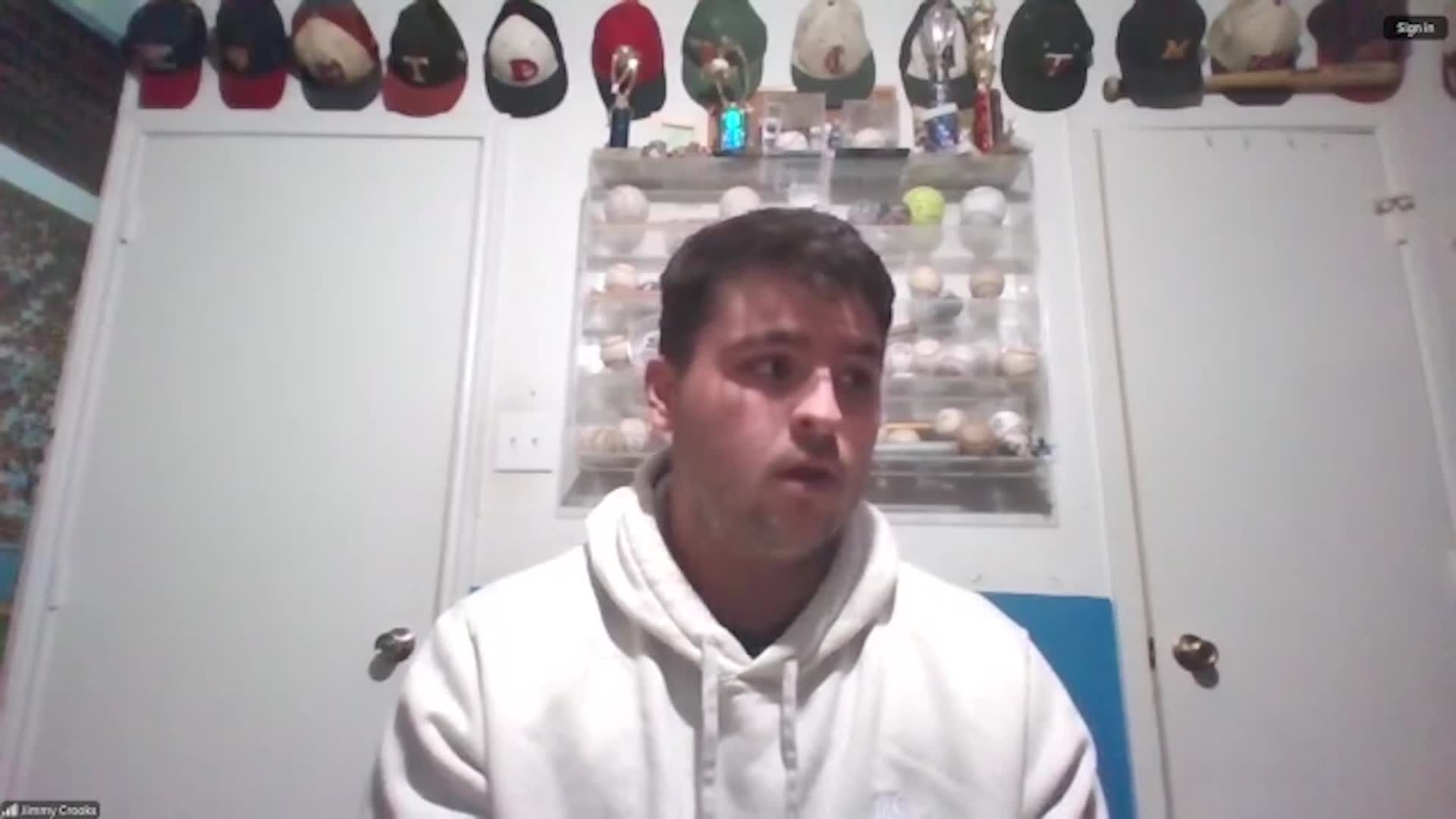 Jimmy Crooks found success in one knee down stance: 'I learned a lot from Contreras'